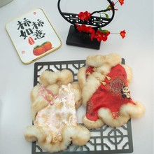 狗狗唐装衣服冬季加绒保暖宠物衣服喜庆醒狮泰迪博美柯基中小型犬