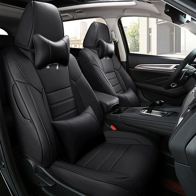 Modelə uyğun (Original) oturacaq örtükləri – Summer, Autumn and Winter Seat Cover - classic-black-deluxe-edition-wear-resistant-leather