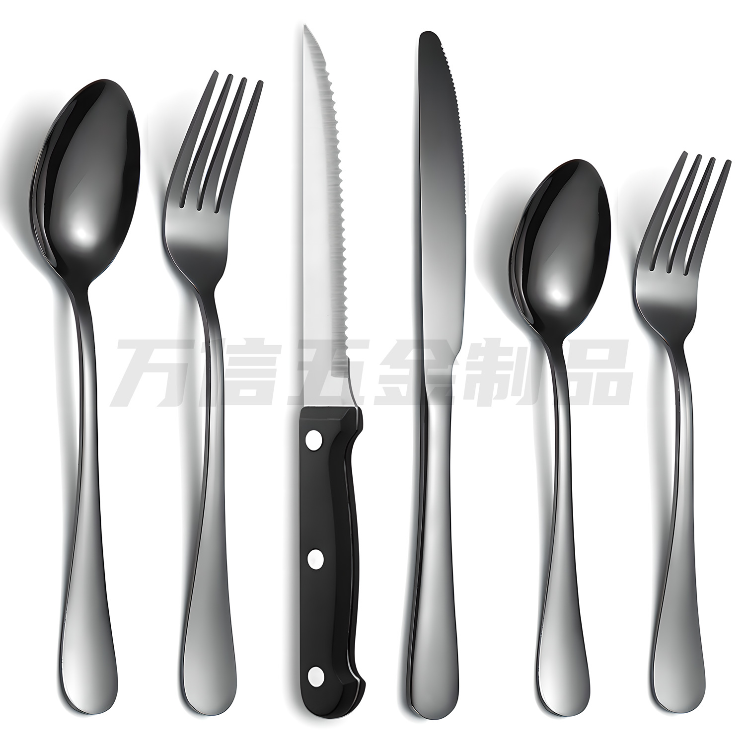 블랙 6 피스 세트