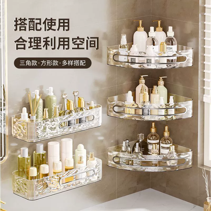 Полка для ванной комнаты с ледниковым рисунком