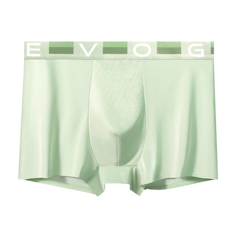 Pantalones frías de verano, pantalones de máscara de seda de hielo para hombres, pantalones de entrepierna antibacteriana, pantalones de cintura transpirables para hombres.