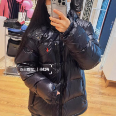 RL拉夫战马刺绣 冬季连帽可拆卸 防风防水加厚羽绒服外套男女跨境