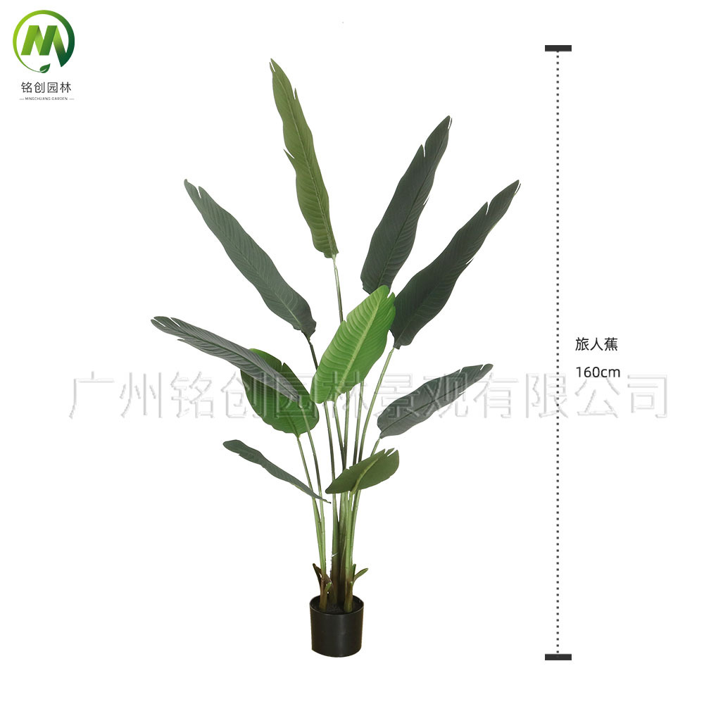 Escenografía de estilo nórdico Simulación de plantas verdes Plantas en macetas Centro comercial Simulación de decoración suave Plantas verdes falsas