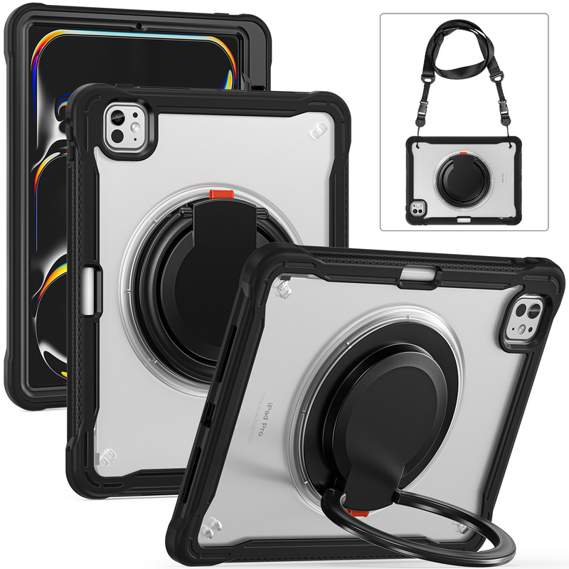 2024iPad Pro11 rotating bracket protective case bracelet Pro12.9 inch anti-fall all-inclusive tablet case