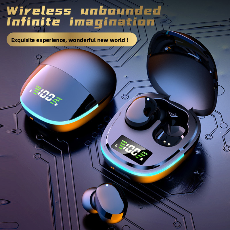 G9S Bluetooth quloqlik raqamli ekran ikki quloqli sport