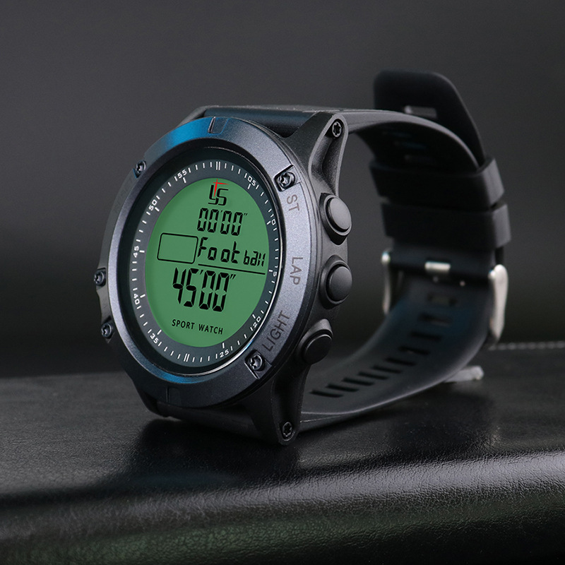 足球裁判表提醒器跑步锻炼健身计时器100圈计时可关机静音