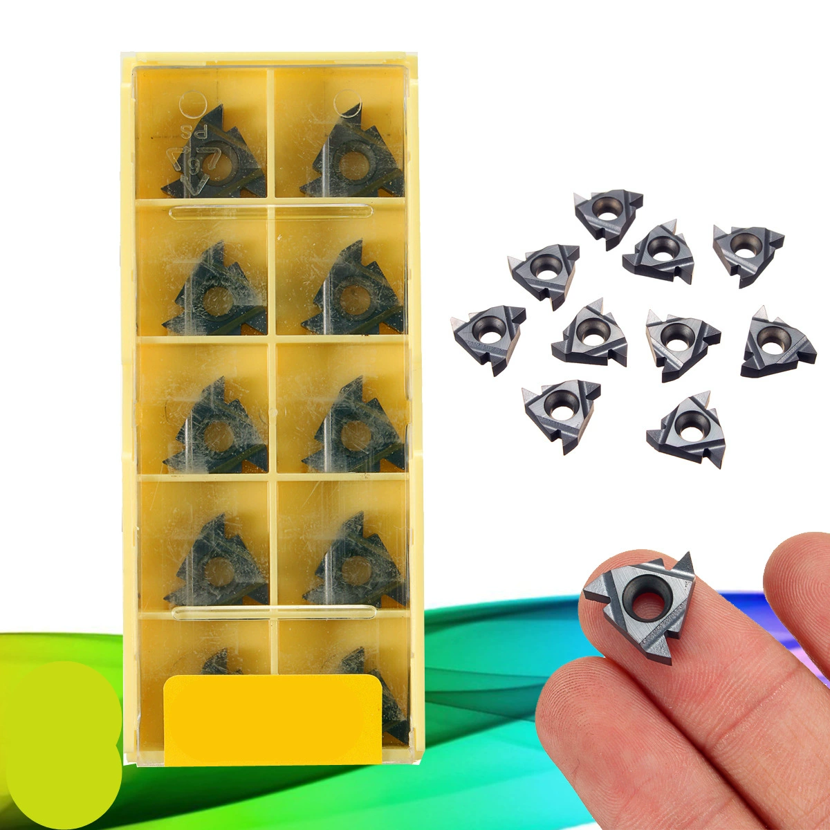 Резьбовое лезвие Резьбовое лезвие из твердого сплава резьбовое сверло DESKAR 16ER AG55 лезвие с ЧПУ