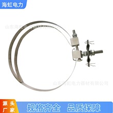 OPGW/ADSS光缆用热镀锌引下线夹 杆塔用引下夹具 光缆固定夹具J