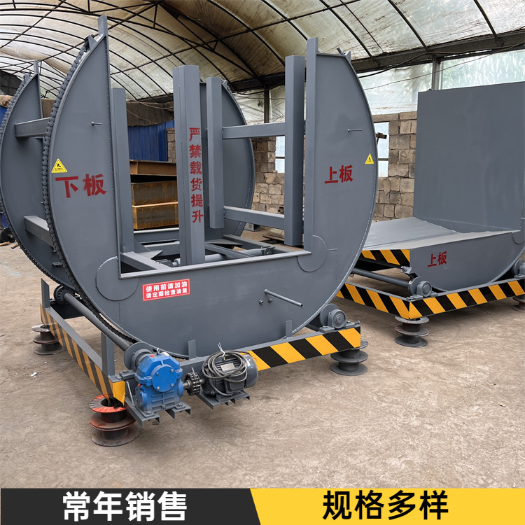 一体板翻板机 工程建筑防护门翻转机 物料自动翻转台