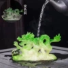 Зелёный дракон с жемчужиной