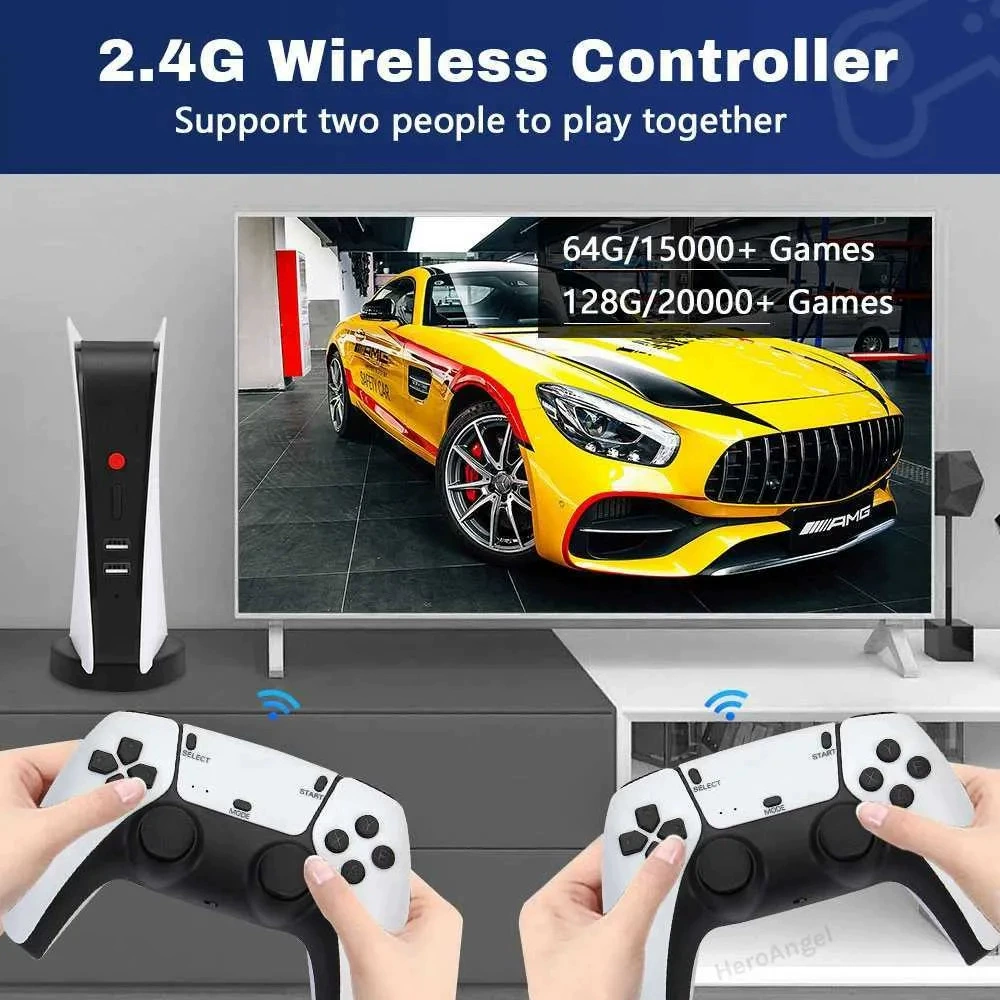 Настольная мини-игровая приставка Spot M15 Home PSP для ТВ, беспроводная 2.4G, высокое разрешение, 4K HDMI