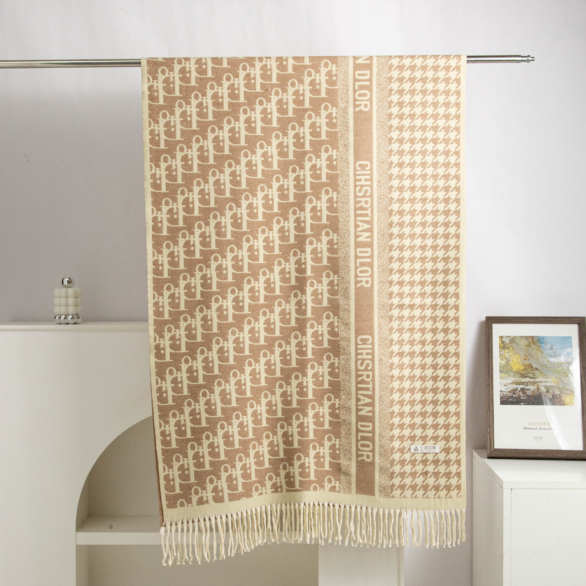 2025 nuevo bufandas de lana de Meirad mujeres otoño invierno estilo coreano de malla universal chaleco pareja buñuelo hombre caliente