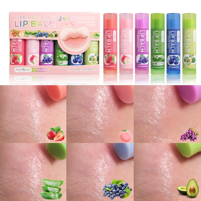ПЕФФФони Moisturizing lip balm, lip gloss, lipstick, 6 pieces