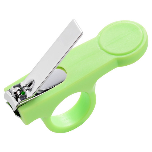 Factory direct sales thumb cover to prevent baby nail clippers, baby safety nail clippers to prevent meat pinching, semi-circle bracelet scissors