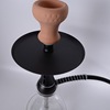 Factory direct selling Arabia Shisha Hookah aluminum alloy small black cigarette glass pot