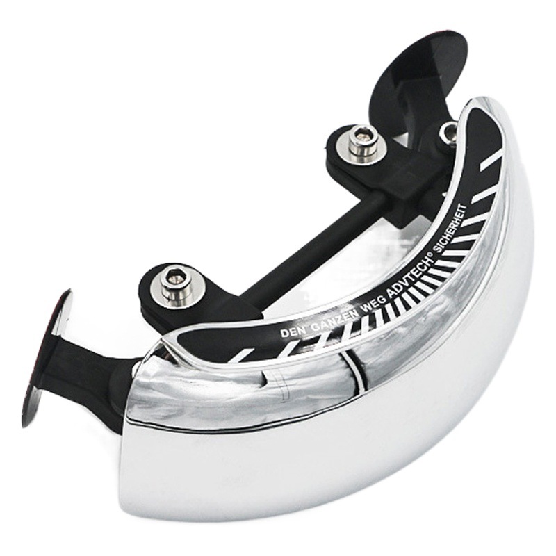 FLYQUICK transfronterizo e-commerce 180 ° Gran Angular motocicleta parabrisas gran espejo retrovisor auxiliar espejo retrovisor