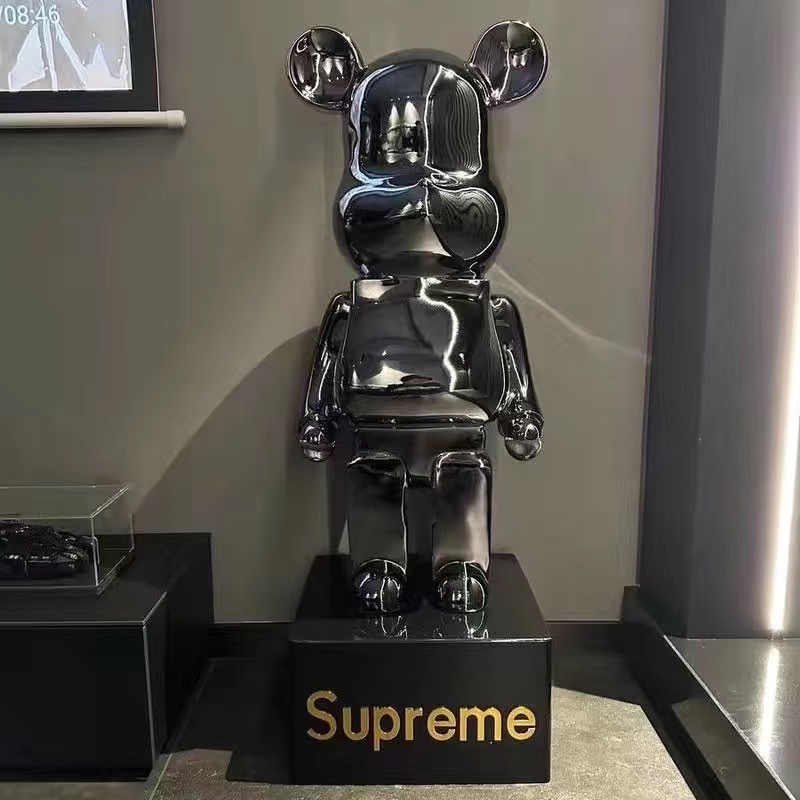 Electroplated violent bear living room TV cabinet decoration decoration porch sofa large floor decoration cartoon piggy bank