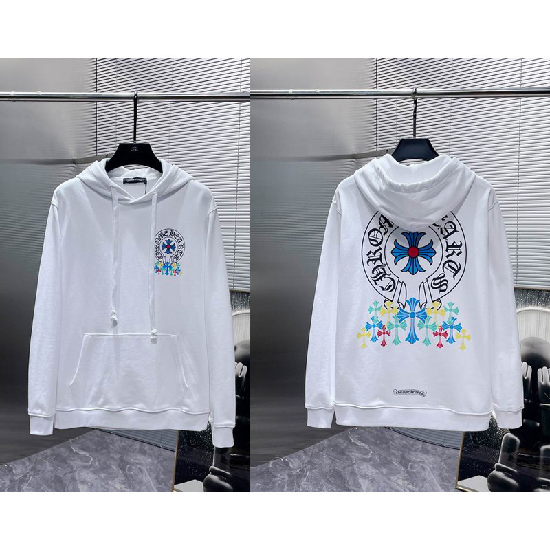25ss正确版Chrome Hearts 克罗伈十字架连帽卫衣百搭潮流时尚批发|undefined