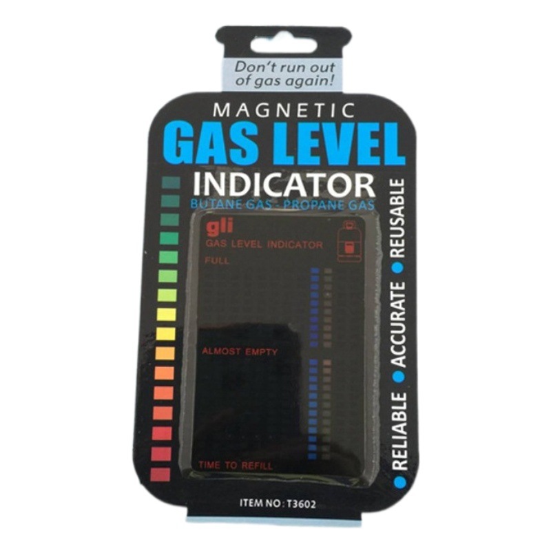 Gas lever indicator gas margin test stick gas margin test card