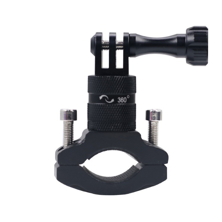 Soporte de bicicleta de aleación de aluminio para cámara DJI y GoPro clip giratorio 360° universal