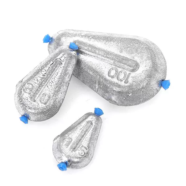 Fishing chicken heart lead pendant heart lead pendant with ring bite lead does not hurt the line hanging Ring water drop lead fishing gear Accessories Wholesale