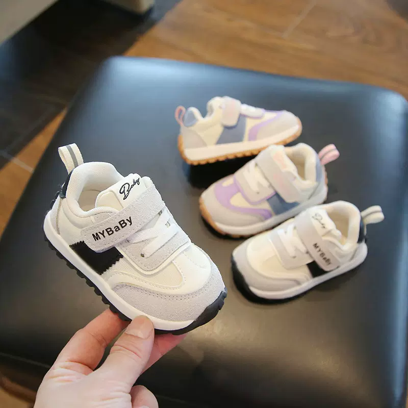 婴幼儿时尚步前鞋春秋新款0一2岁男女宝宝软胶底防滑学步鞋机能鞋