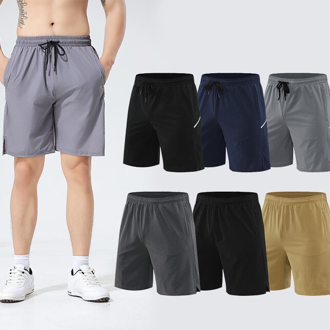 Men's Fitness Quick-Dry Shorts for Running, Breathable Ice Silk Basketball Track and Field Cycling Training Shorts, Men's Jogging Shorts Men's Fitness Quick-Dry Shorts for Running, Breathable Ice Silk Basketball Track and Field Cycling Training Shorts, Men's Jogging Shorts