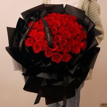 红玫瑰花束永生花鲜花速递全国加急配送生日花束成品