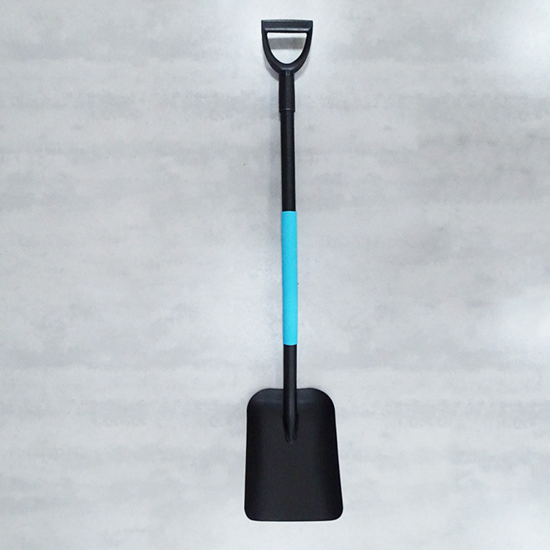 工厂批发焊接柄铁锹欧洲市场金属柄花园挖掘铲子
