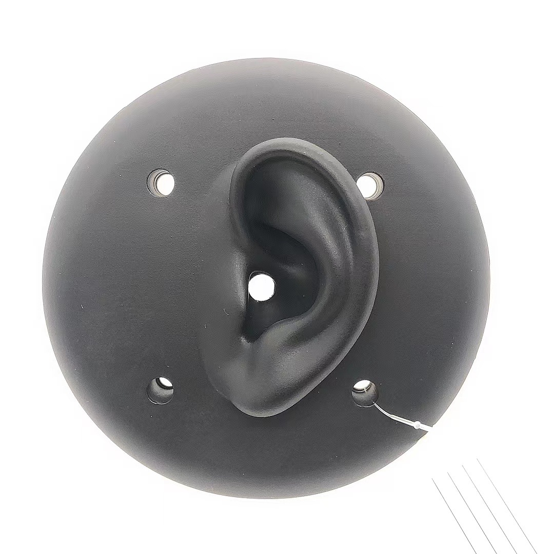 【B款耳型】人头录音双耳麦克风耳机音响测评麦展示架骨传导耳机