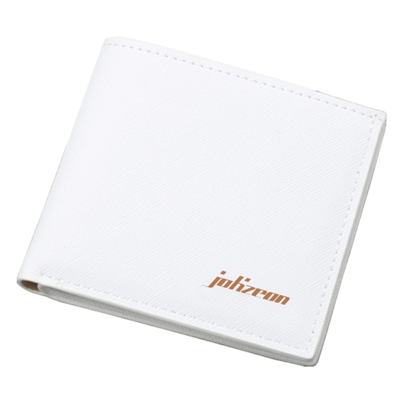 Cartera de hombres ultrafina de los hombres corto billetera de los hombres jóvenes plegable billetera de los hombres pequeños estudiantes de las mujeres