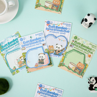 Fang Dao Meng Zhu Sen Friends Association Series Alien Post-it Notes Cute Panda Student Message Memo Notes Notes Notes