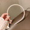 Retro universal headband from pearl, hairpins, hair accessory, simple and elegant design, South Korea