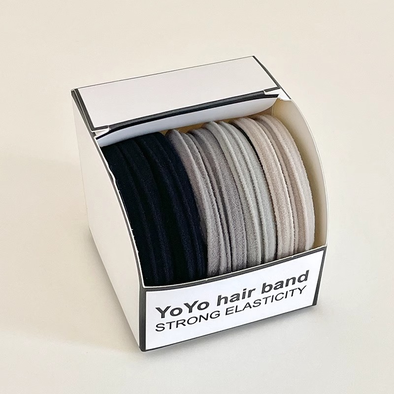 Zhao LuSi con el mismo anillo de cabello de alta altura elástico cabello de cola de cabello corda de goma de cabeza duradera 2024 nuevo de gama alta