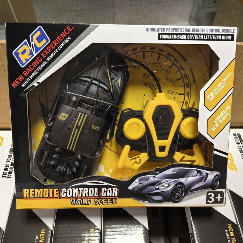 Cross-border Explosions Low Price Remote Control sports car Double Door 4 Channel Remote Control Police Car Children's Electric Boys Stall Toys