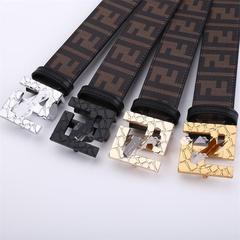 新しい Fenkodi ベルトメンズレザーカジュアルベルトインターネット有名人ベルト学生ダブル FF 耐久性と多用途