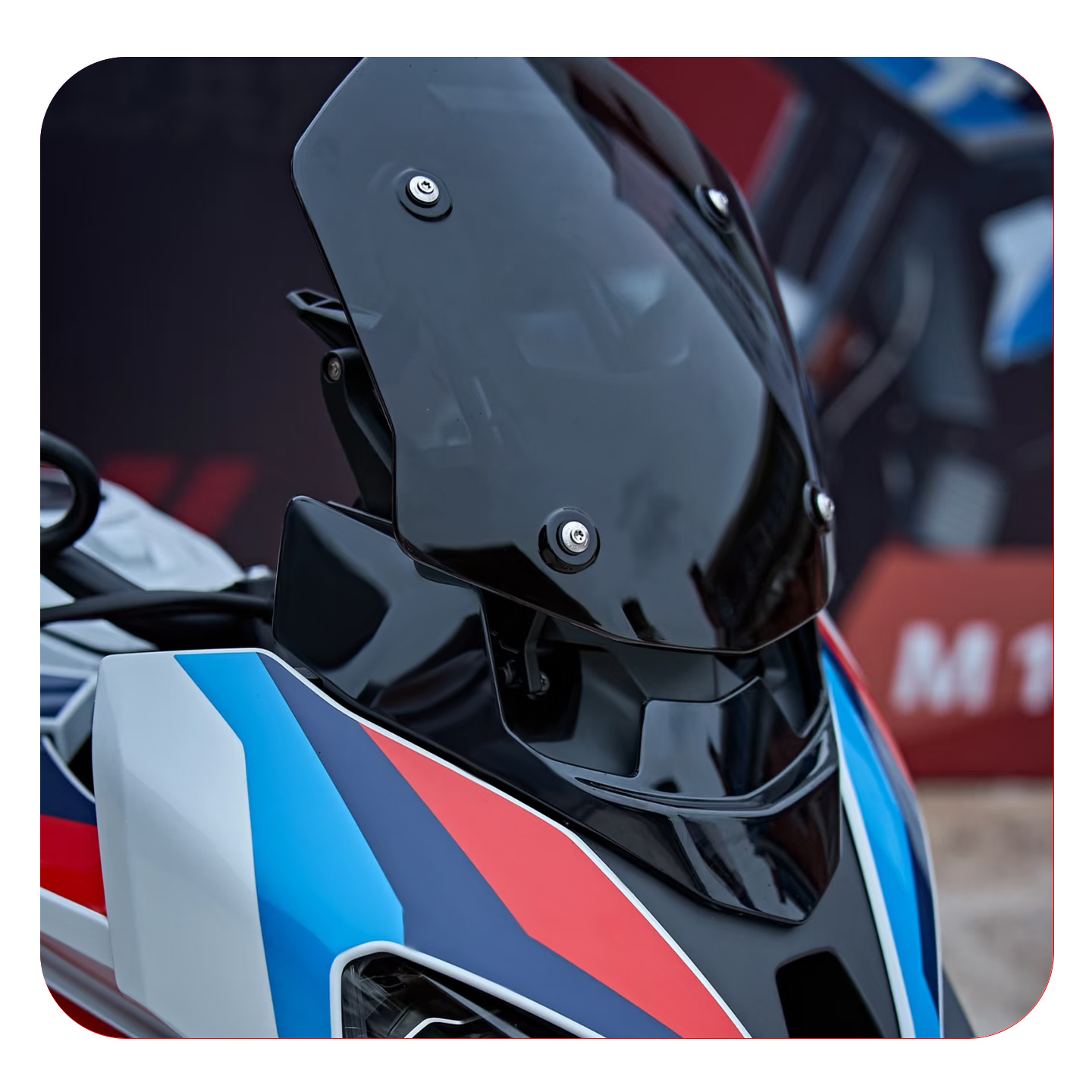 Suitable for BMW S1000XR M1000R 24-26 years ago windshield, thickened windscreen, windscreen deflector