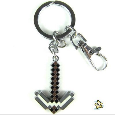 My World Peripheral Game Metal Keychain Pendant Lock Keychain Key Fob Cartoon Gift Bag Hook