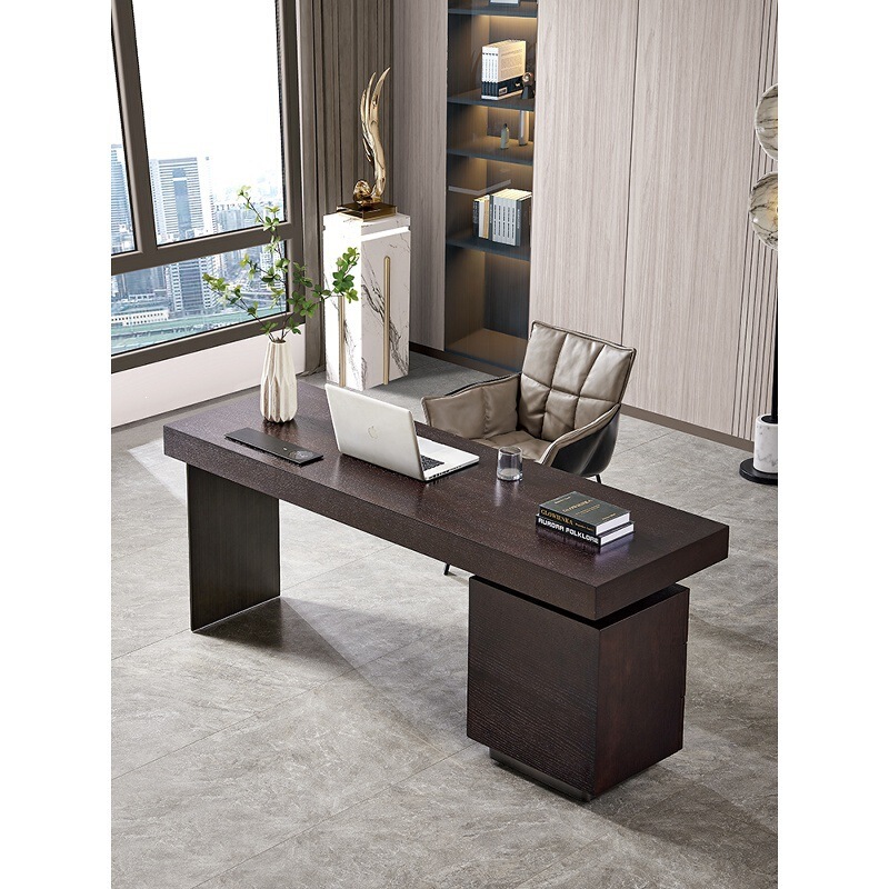 Xgn417 Italian Minimalist Designer Desk Modern Nordic Light Luxury Simple Office Desk High-End Home Use for Villas