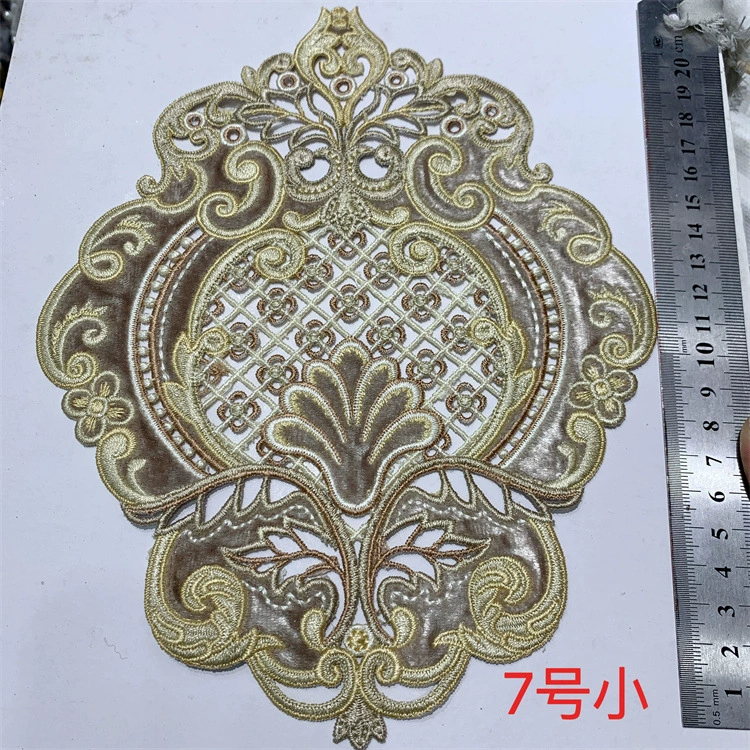 Cloth, sofa, sticker, pillow, decorative flowers, European style, with embroidery