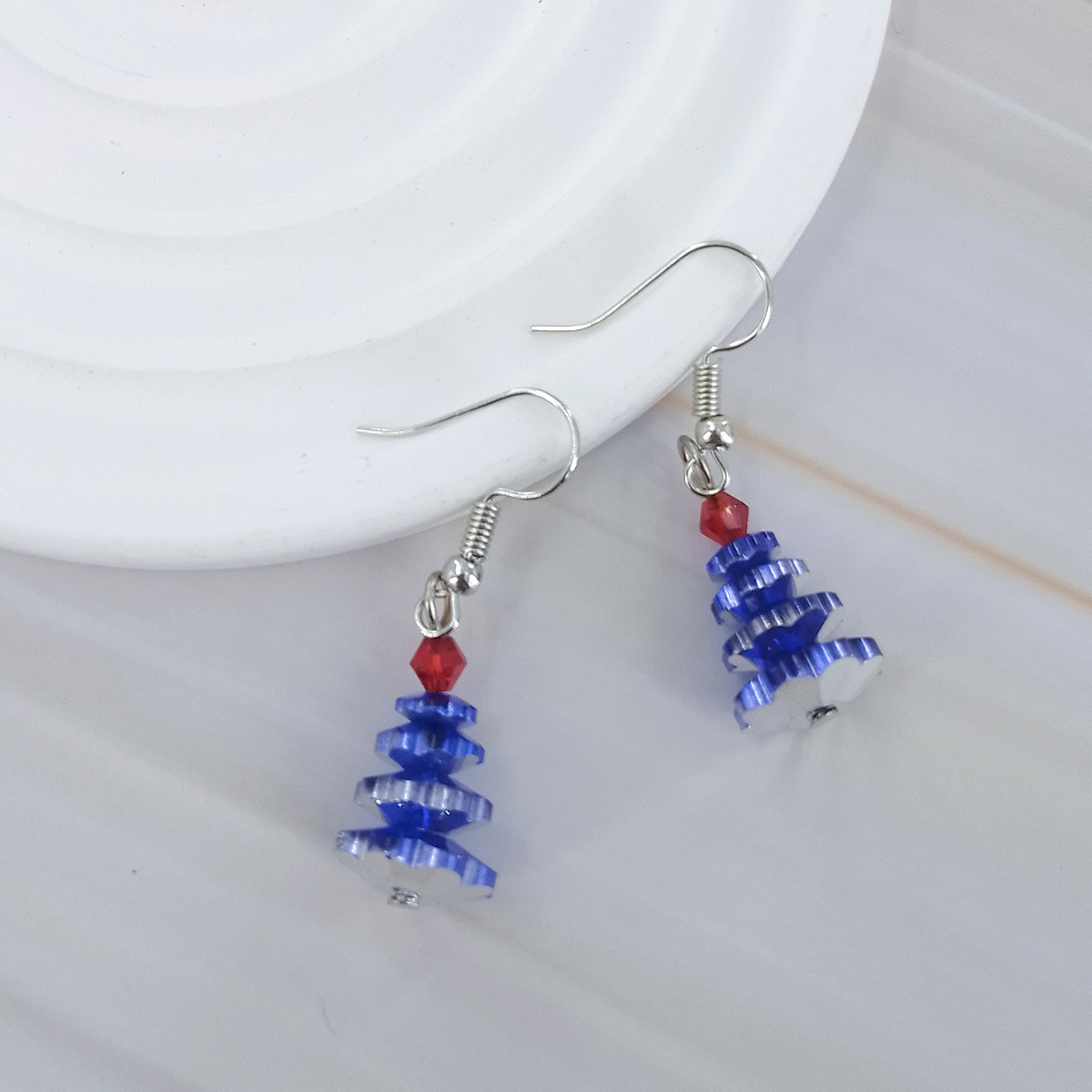 9g Weight Steel needle Ear Needle Material Drop Earrings Classification 1 Pair Quantity Holiday, Street Occasion Acrylic Material Independence Day Festival Constellation, Fruit, Heart Shape Pattern Women's Gender Patchwork Design Retro Style 1 Pair Retro Constellation Fruit Heart Shape Patchwork Arylic Drop Earrings 14