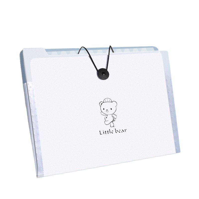 A4 carpeta de bolsa de órgano carpeta de papel de examen de estudiantes multicapa bolsa de almacenamiento de libros de información de gran capacidad bolsa de archivos de oficina