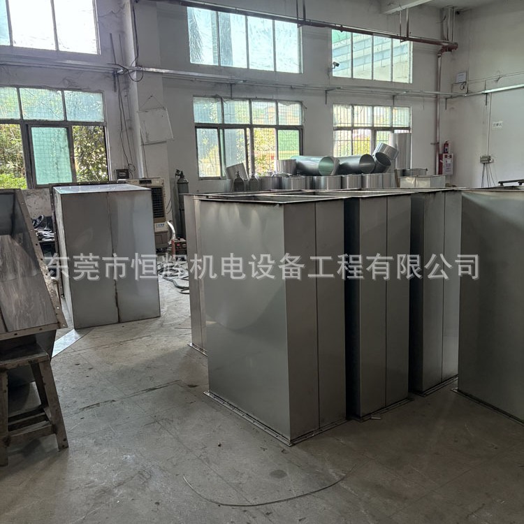 矩形排风管废气净化通风管道双层保温风管恒辉风管厂