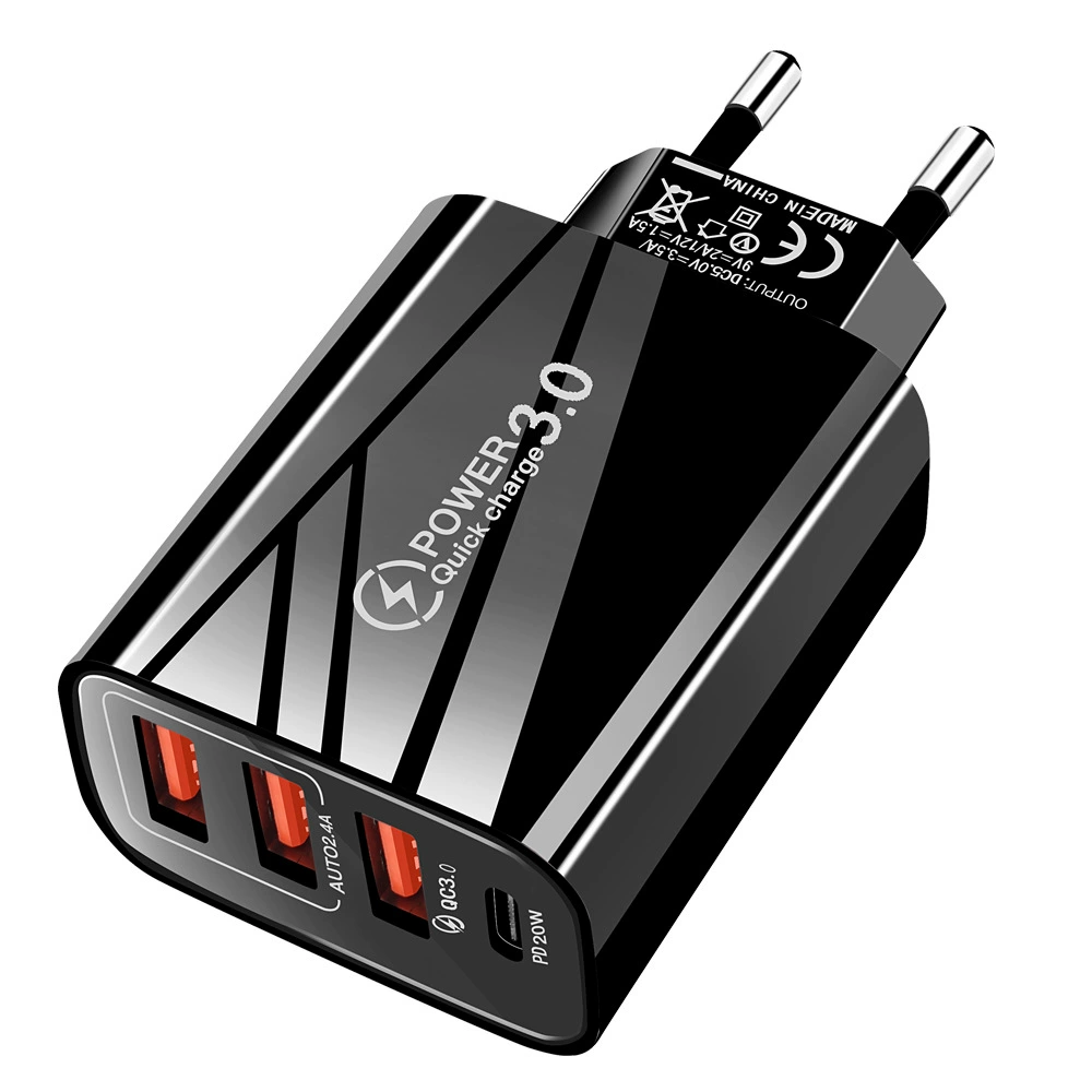 Мультиточечный USB+Typec зарядное устройство, многофункциональные стержни подходят для Apple, Android, Huawei, General Pores