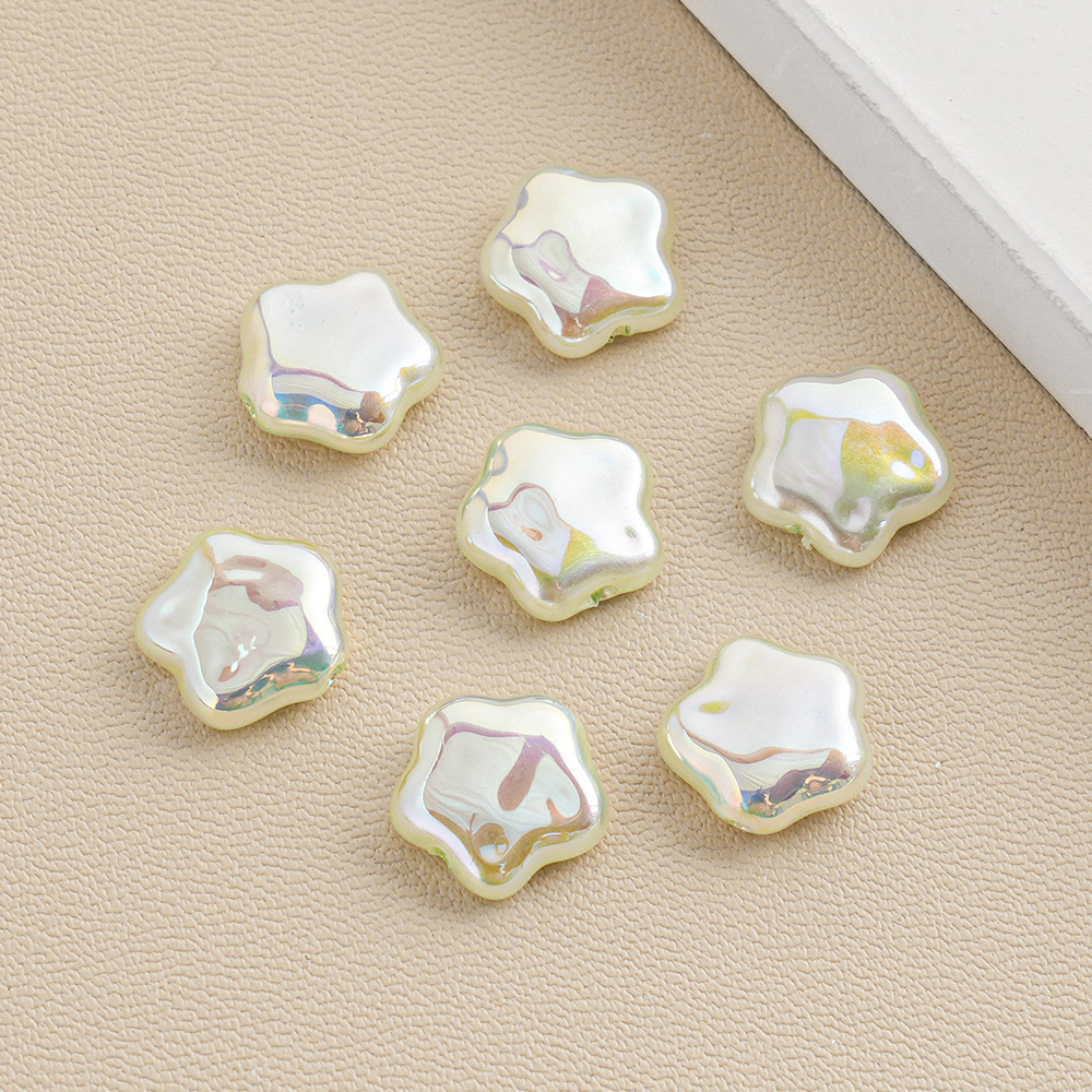 30 ABS Barroco Alien Clover Star Flor con cuentas Pulsera de bricolaje Accesorios de joyería Lote suelto