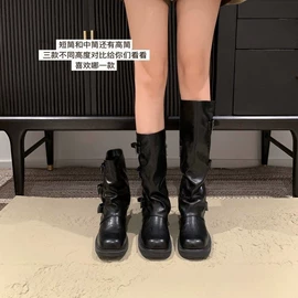 女式皮靴;女式休闲单鞋;厚底拖鞋