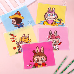 クリエイティブな漫画風ラブバッグ、かわいいつや消しプラスチック製ジップロックバッグ、おしゃれな小物収納バッグ、卸売