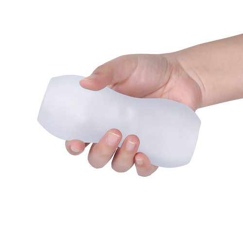 Crystal transparent airplane cup for men, soft and comfortable, famous device, inverted mold, sex toy, injection molded TPE new model