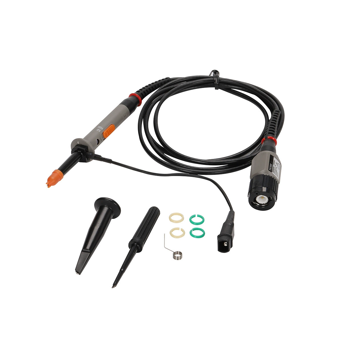 Аксессуары для осциллографа: пассивный универсальный измерительный щуп (пробник) 1X/10X, 500М, с цифровым дисплеем, высокоточный