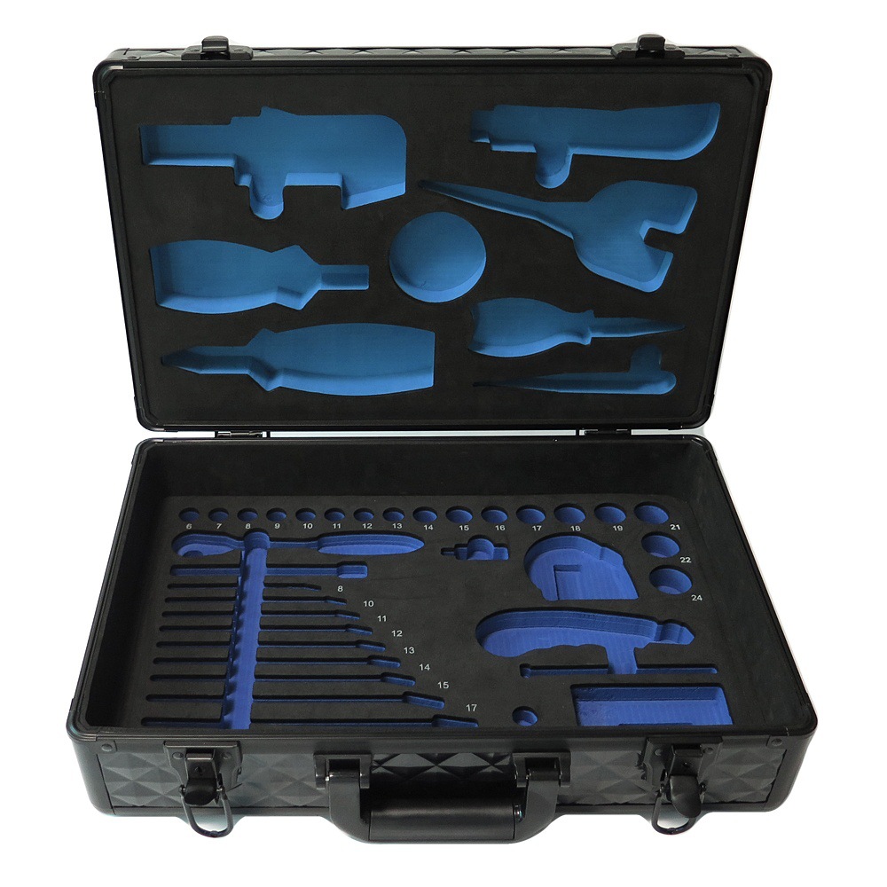 便携式铝滚动理发工具手提箱